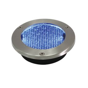 2 spots encastrable solaire Glend IP65 GoodHome lumière bleue