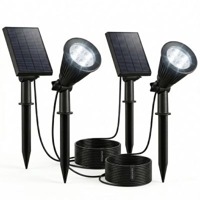 2 Spots solaires projecteurs SPIKY AWAY 200LM