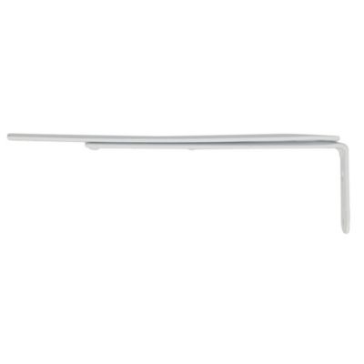 2 support pour rail rideau simple ou double 19 x 12 mm blanc Mobois