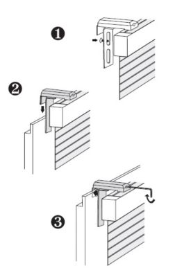 2 supports blancs pour fenêtre en PVC