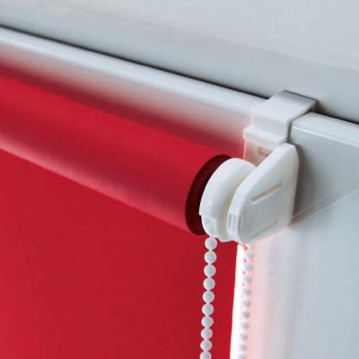 2 supports clips en métal pour stores