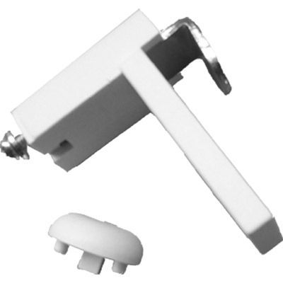 2 supports clips en métal pour stores