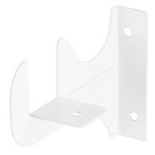 2 supports en tôle pour pose en façade coloris blanc