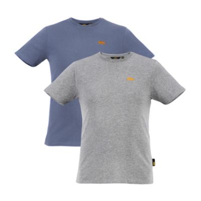 2 t-shirts simple Site bleu et gris taille M