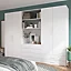 2 tablettes blanches GoodHome Atomia L. 96,4 x P. 56,2 cm