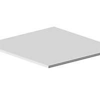 2 tablettes d'angle blanc Form Darwin 37,4 cm