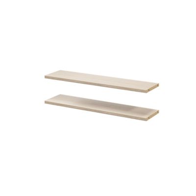 2 tablettes effet chêne GoodHome Atomia L. 71,4 x P. 18,2 cm