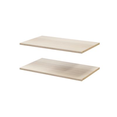 2 tablettes effet chêne GoodHome Atomia L. 71,4 x P. 43,2 cm