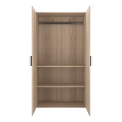 2 tablettes effet chêne GoodHome Atomia L. 96,4 x P. 43,2 cm