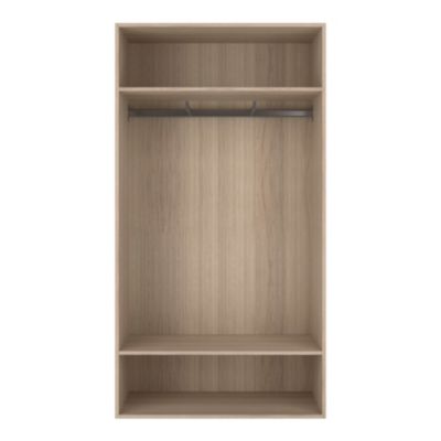 2 tablettes effet chêne GoodHome Atomia L. 96,4 x P. 43,2 cm