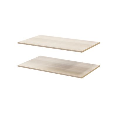 2 tablettes effet chêne GoodHome Atomia L. 96,4 x P. 56,2 cm
