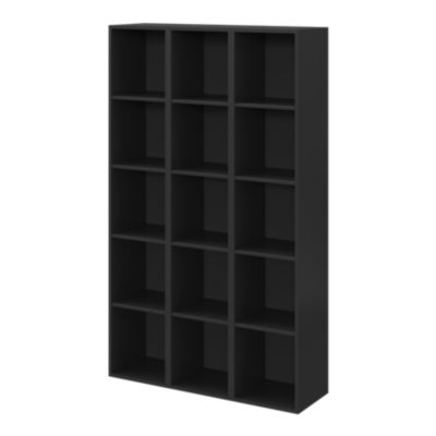 2 tablettes noirs GoodHome Atomia L. 46,4 x P. 33,2 cm