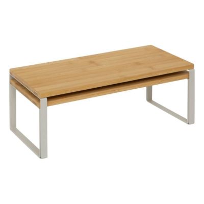 2 étagères gigognes Ordera beige 1 niveau - Beige- 5five