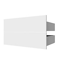 2 tiroirs couvrants blanc Form Darwin 75 cm