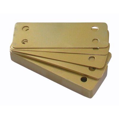 2 verrous à bouton sans vis bronze ø23 mm / 45 mm Abus
