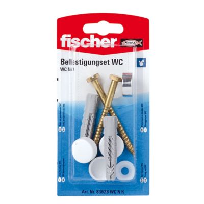 2 vis laiton de fixation pour wc Fischer W/CH 6X70mm