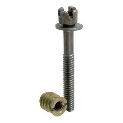 2 Vis Rappel Acier Laiton Diall O8 X L 80mm Castorama