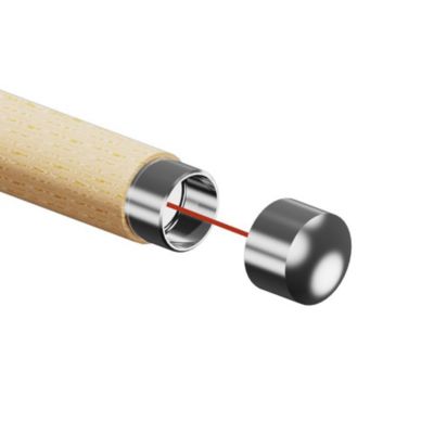 2 x Embout arrondi pour main courante bois diam. 42,4 - Inox 304