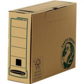 20 Boîtes d'archives Marron A4 / A4+ Epaisseur 10 cm