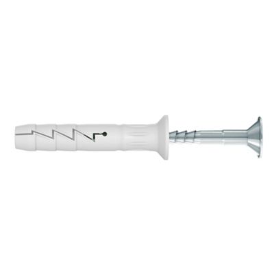 20 chevilles à frapper Diall nylon CS PZ Ø6x40mm
