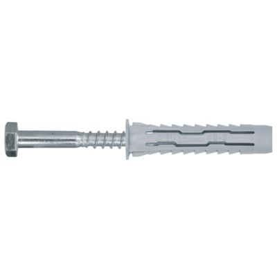 20 chevilles universelles Diall nylon HX Ø14x75mm
