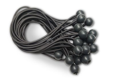 20 fixations BV Blooma grises en plastique et caoutchouc