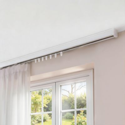 20 roulements coulissants universels pour rail à rideau Nisis GoodHome blanc