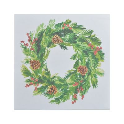 20 serviettes en papier Couronne de pin