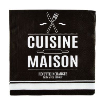 20 serviettes en papier Ma cuisine