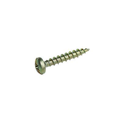 20 vis aggloméré tête ronde pozidriv Diall Ø4 x 16 mm