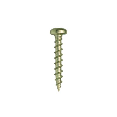 20 vis aggloméré tête ronde pozidriv Diall Ø4 x 16 mm