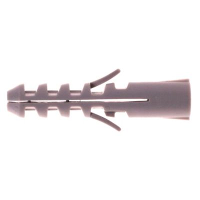 200 chevilles Polypropylène pour murs pleins Ø5x25mm
