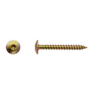 200 Vis Bois pour Penture Torx 7 x 30 mm - Zingué Bichro - D-Work