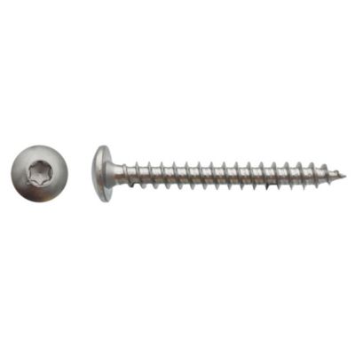 200 Vis Bois pour Penture Torx TX30 6 x 45 mm - Inox A2 - D-Work