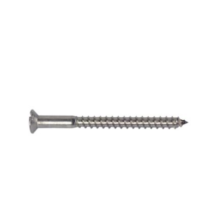 200 Vis à Bois Tête Fraisée Fendue F/Partiel 4 x 40 mm - DIN 97 - Inox ...