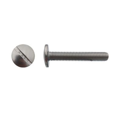200 Vis Poêlier Tête Ronde Large Fendue 5 x 30 mm - NFE 25129 - Inox A2 ...