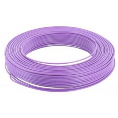 20035355 - Fil rigide H07V-U 1,5mm² violet - couronne 100m - CDP