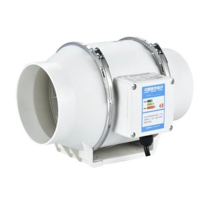 200mm Extracteur d'air 310mètres cubes par heure 40W,2500RPM,Ventilateur d'extraction à fort débit d'air, Économe en énergie,5inch