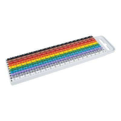 200x Repères De Câbles 10 Bandes De 0 à 9 Pour Fils 1,5 à 2,5 Mm²