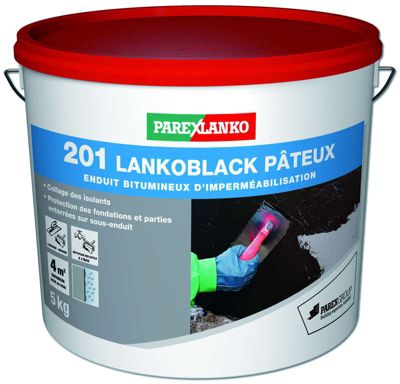 201 lankoblack pateux 5 kg enduit bitumeux noir