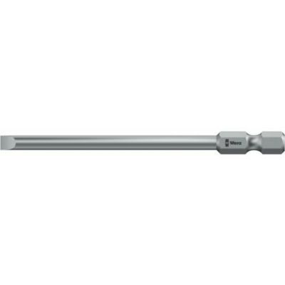 Embout fente 6 5 mm Wera 05059490001 acier à outils emmanchement 14" 6 3 mm