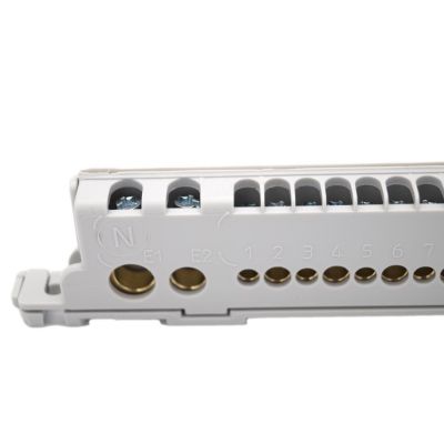 22003 Ide Barrette De Terre Pour Coffret Ide 18, 24, 36 Modules Ecology Ou Star - 36 Connexions 1,5 à 35mm²