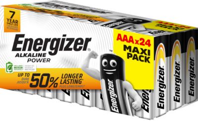 24 Piles alcalines AAA LR3 Power Energizer