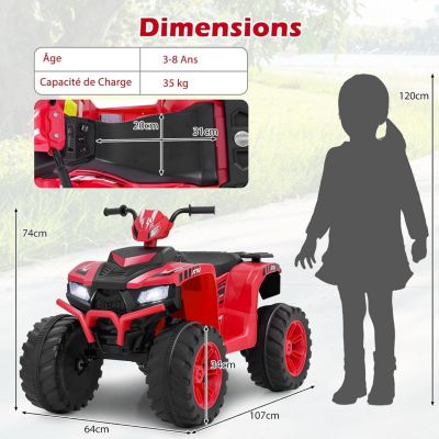 Quad Can-Am Renegade 24 Volts électrique enfant bleu, quad électrique