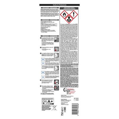 24x Mousse expansive 750ml RUBSON WhiteTeq isolation thermique et phonique Rubson