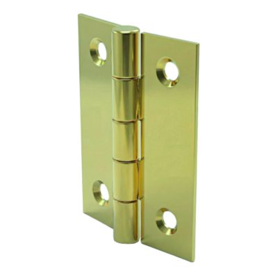 25 charnières acier laitonné Diall 35 x 22 mm