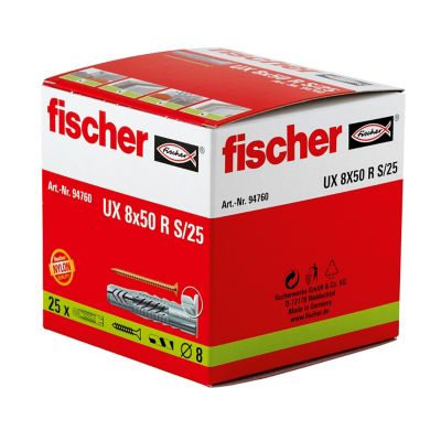Fischer - Cheville nylon fu bg 8 x 40 50 - Cheville - Rue du Commerce