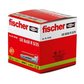 25 chevilles universelles Fischer Ø8x50mm