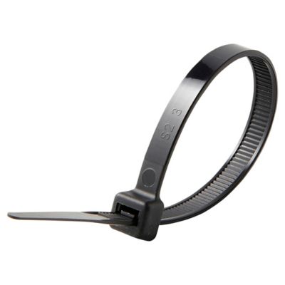 25 colliers de serrage en nylon Diall 6 x 175 mm noir