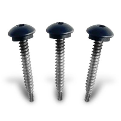 25 Kit de fixations pour bardage Le Profileur Français coloris gris foncé